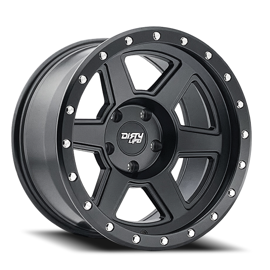 Dirty Life Race Wheels Compound 9315 Matte Black 20X9 6-135 -12Mm 87.1Mm