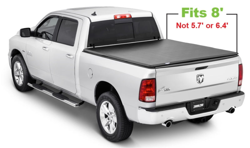 Tonno Pro 02-19 Dodge RAM 1500 8ft Fleetside Tonno Fold Tri-Fold Tonneau Cover TNP42-204