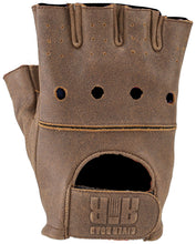 Load image into Gallery viewer, Kuryakyn Leather By River Road Buster Vintage Shorty Gloves Black - 2XL KUR094464