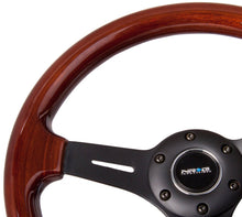 Load image into Gallery viewer, NRG Classic Wood Grain Steering Wheel (330mm) Wood Grain w/Matte Black 3-Spoke Center NRGST-015-1BK