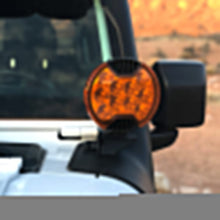 Load image into Gallery viewer, KC HiLiTES 6in. Light Shield for SlimLite LED - Amber KCL5104