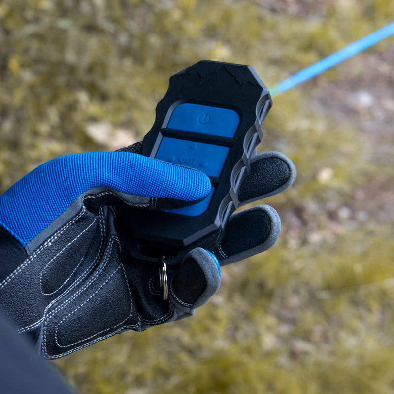 Borne Off-Road 10K Winch - Blue Synthetic Rope BRNBNWN-10-SBL