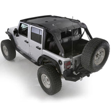 Load image into Gallery viewer, Cloak Extended Mesh Top 07-18 Wrangler JK 4 DR Black Smittybilt