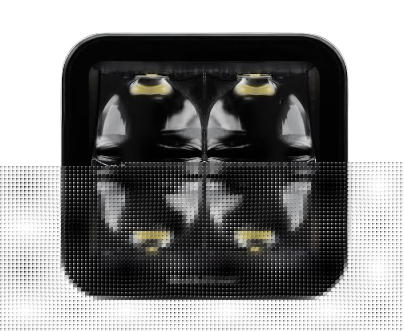 Hella Universal Black Magic 3.2in L.E.D. Cube Kit - Spot Beam HELLA358176821