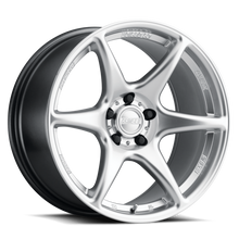 Load image into Gallery viewer, Kansei K11S Tandem 18x9.5in / 5x114.3 BP / 22mm Offset / 73.1mm Bore - Hyper Silver Wheel KANK11S-189512+22