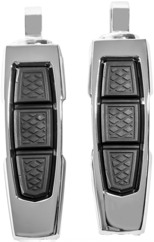 Kuryakyn Enygma Pegs With Adapter - Chrome KUR10030-1