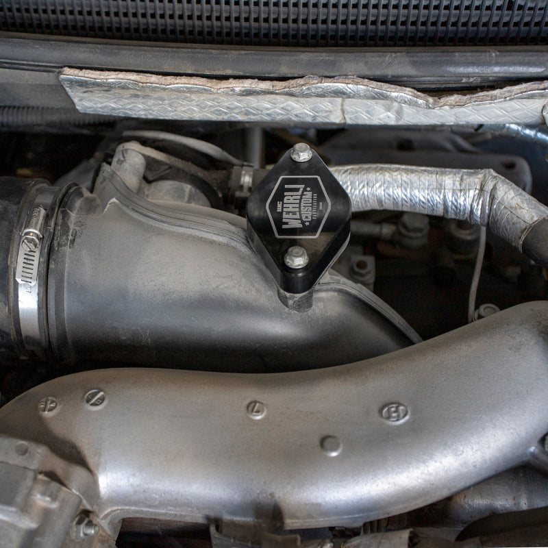 Wehrli 11-16 Chevrolet 6.6L LML Duramax Turbo Resonator Billet Block Off Plate WCFWCF100096