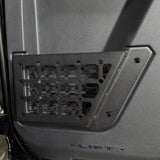 IAG I-Line Rear Door Bin Black Steel Molle for 2021+ Ford Bronco Four Door  -  IAG Performance IAG-ACC-F3079