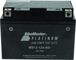 BikeMaster AGM Battery - MS12-12A-BS