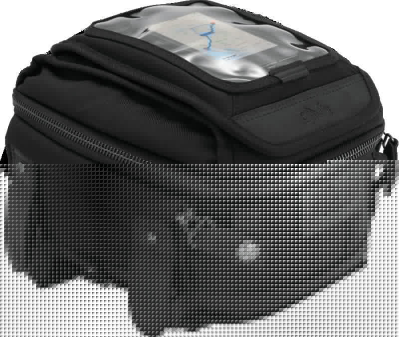 Burly Brand Voyager Tank/Tail Bag - Black BURB15-1010B