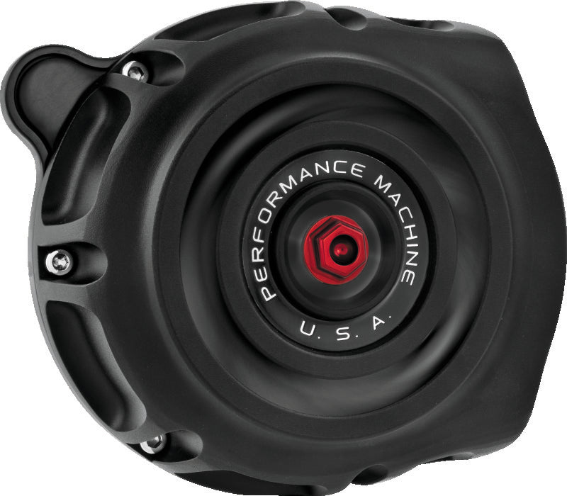 Performance Machine Vintage Air Cleaner - Black Ops PFM0206-2132-SMB