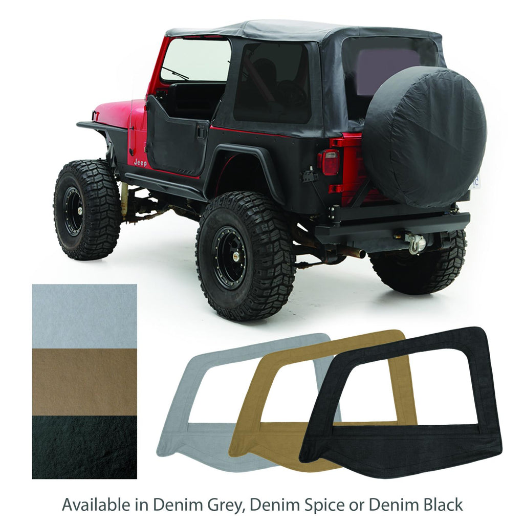 Soft Top 87-95 Wrangler YJ OEM Replacement W/Tinted Windows Gray Smittybilt