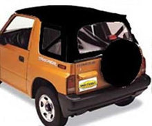 Load image into Gallery viewer, Soft Top 86-94 Suzuki Sidekick, Geo Tracker Oem Replacement Denim Black Smittybilt