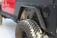 Load image into Gallery viewer, Fishbone Offroad 97-06 Jeep Wrangler TJ Steel Tube Fenders Front 3In Flare - Blk Textured Powdercoat FBOFB23029F