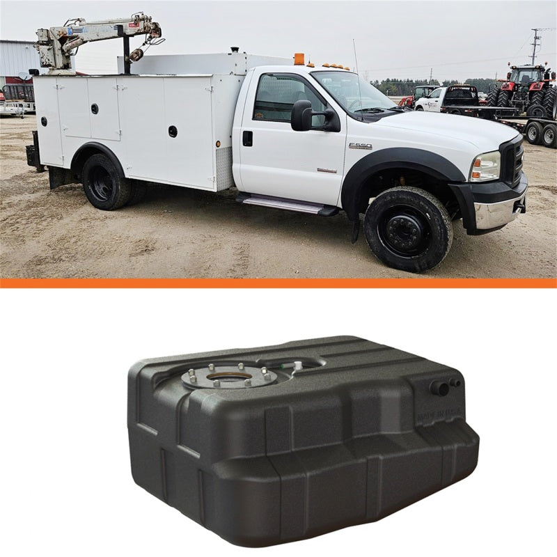 Titan Fuel Tanks 99-10 Ford F-350/F-450 Narrow Frame 40 Gallon After-Axle Utility Fuel Tank TFT8020099
