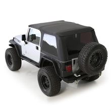 Load image into Gallery viewer, Bowless Soft Top Combo 97-06 Wrangler TJ OEM Replacement W/Tinted Windows Black Diamond Smittybilt