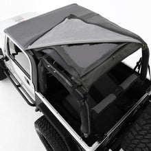 Load image into Gallery viewer, Bowless Soft Top Combo 97-06 Wrangler TJ OEM Replacement W/Tinted Windows Black Diamond Smittybilt
