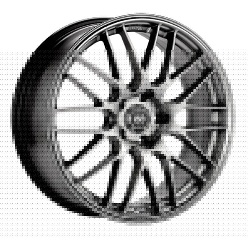 Enkei EKM3 442 18x8 5x114.3 40mm offset Hyper Silver Wheel ENK442-880-6540HS