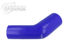 Load image into Gallery viewer, BOOST Products Silicone Reducer Elbow 45 Degrees, 2-3/4" - 2-1/2" ID, Blue
