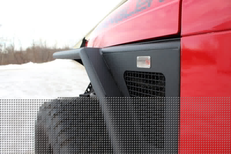 Fishbone Offroad 97-06 Jeep Wrangler TJ Steel Tube Fenders Front 3In Flare - Blk Textured Powdercoat FBOFB23029F