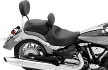 Load image into Gallery viewer, Mustang 06-15 Yamaha Roadliner, Stratoliner Wide Touring Solo Seat w/ Driver Backrest - Black