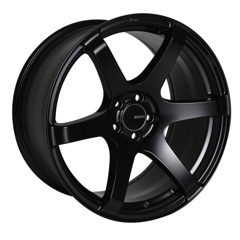 Enkei T6S 18x8 35mm Offset 5x114.3 Bolt Pattern 72.6 Bore Matte Black Wheel ENK485-880-6535BK