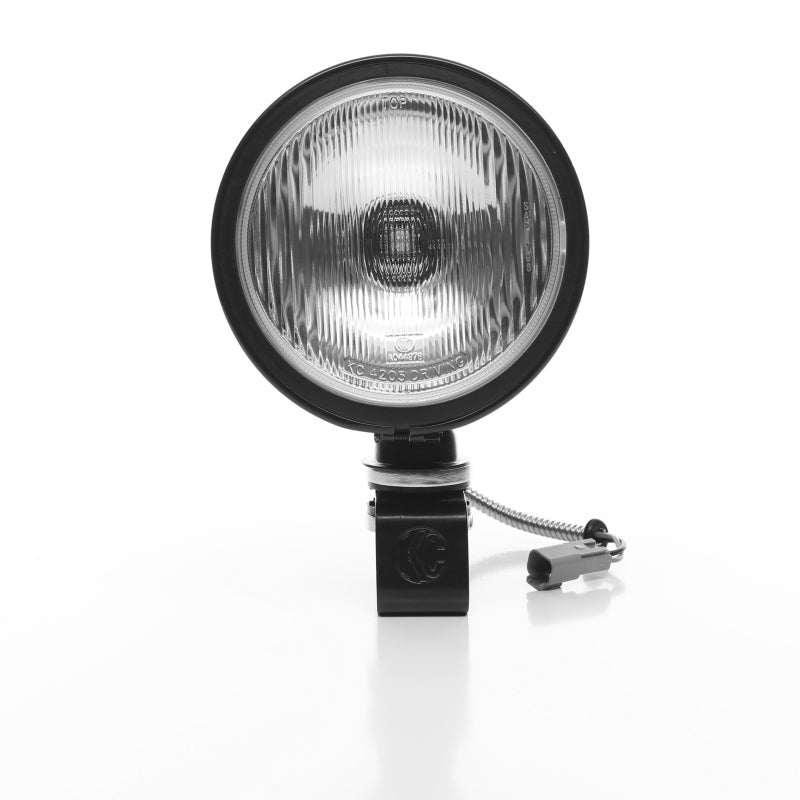 KC HiLiTES Daylighter 6in. Halogen Light 100w Spread Beam (Pair Pack System) - Black SS KCL234