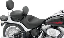 Load image into Gallery viewer, Mustang 06-17 Harley Softail Wide Tire (200mm) Wide Touring Solo Seat w/Driver Backrest - Black