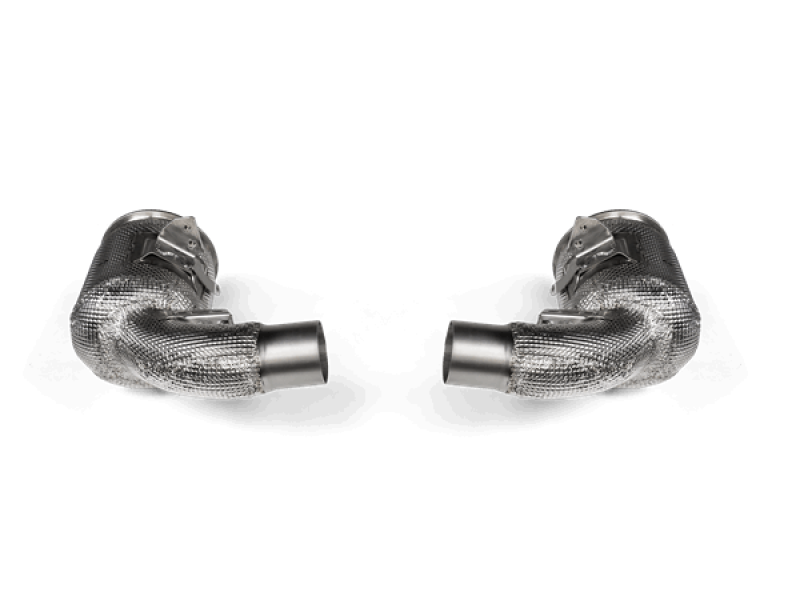 Akrapovic 20-21 Porsche 911 Turbo/Turbo S (992) Link Pipe Set w/Catalytic Converter (SS) AKRL-PO/SS/4
