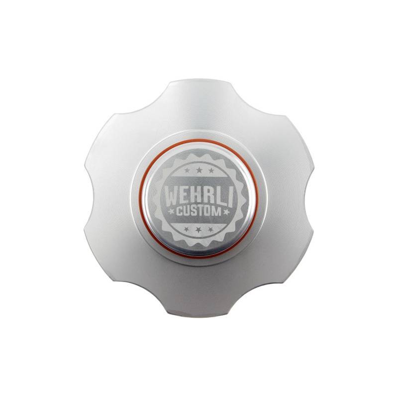 Wehrli 98.5-23 Cummins Billet Aluminum Clear Anodized Oil Fill Cap WCFWCF100394