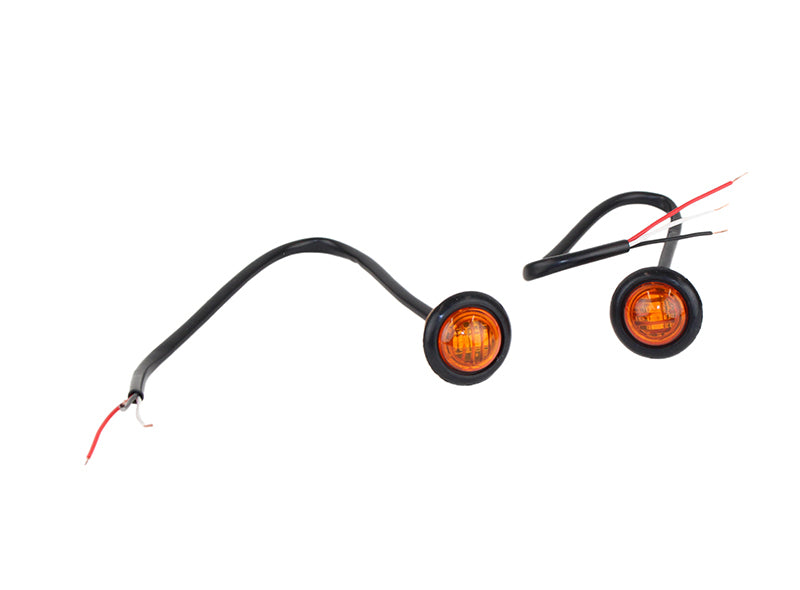 Fishbone Offroad Amber LEDs 3/4In Pair FBOFB21041