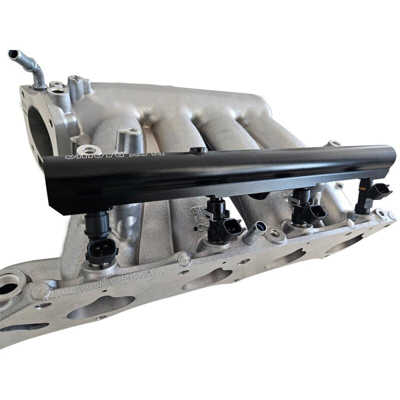 BLOX Racing Honda K-Series Xtreme Aluminum Fuel Rail - Black BLOBXFU-00700-BK