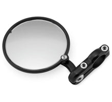 Load image into Gallery viewer, CRG Hindsight Folding 3 in. Round Bar-End Mirror Left - Black CRGHSLS-200-L