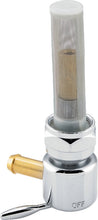 Load image into Gallery viewer, Bikers Choice Chrome Round Petcock 22MM Left Outlet BKC489635