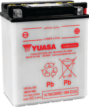 Load image into Gallery viewer, Yuasa YB14L-B2 Yumicron CX 12-Volt Battery
