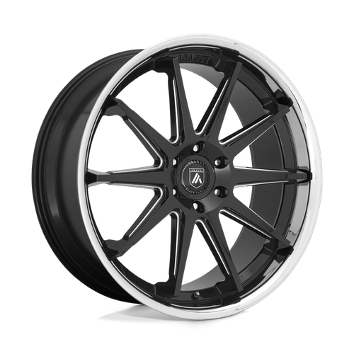 ABL29 22X10 6X135 G-BLK MILL CHR LP 30MM