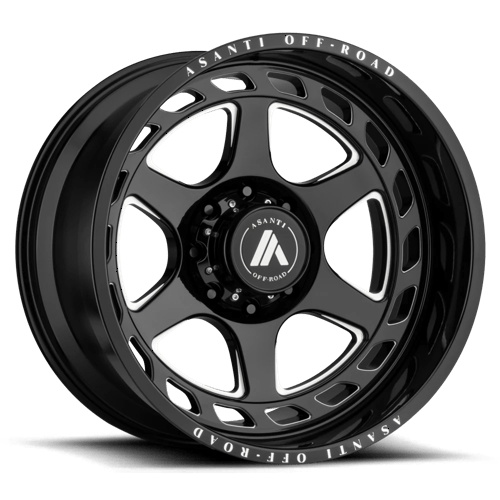 AB816 20X10 6X5.5 G-BLK MILL -18MM - Asanti AB816-201068GB18N GKTN_AB816-201068GB18N
