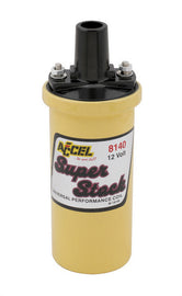 ACCEL Ignition Coil - Yellow - 42000v 1.4 ohm primary - Points - up to 6500 RPM  -  ACCEL 8140