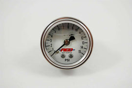 1-1/2 Fuel Press. Gauge 0-15psi Liquid Filled - Advanced Engine Design 6101