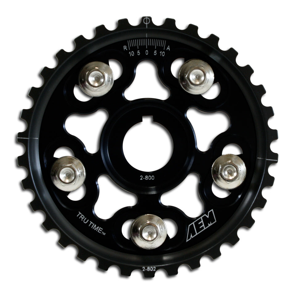 Adjustable Cam Gear Black - AEM EV 23-802BK