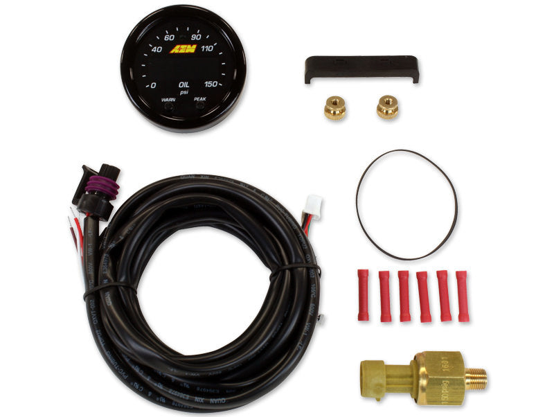 X-Series Oil Pressure Gauge 0-150psi - AEM EV 30-0307