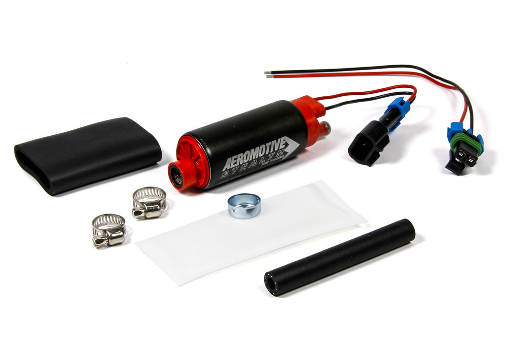 340 Stealth Fuel Pump - Center In/Offset Out E85 - Aeromotive Fuel System 11569