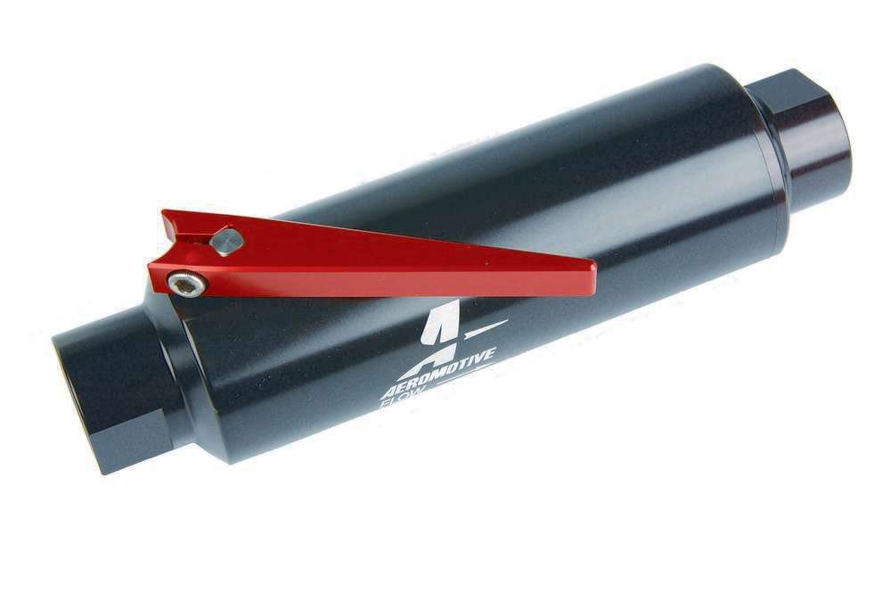 Fuel Filter w/Shut-Off -10an - Aeromotive Fuel System 12331