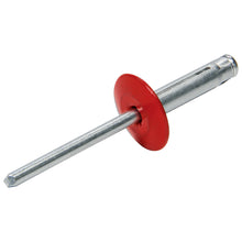 Load image into Gallery viewer, Allstar Performance Lg Hd Rivet 250Pk Red Flange Type Alum Mandrel