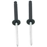 1/8in Alum Rivet Black 100pk Flange Type - Allstar Performance ALL18099