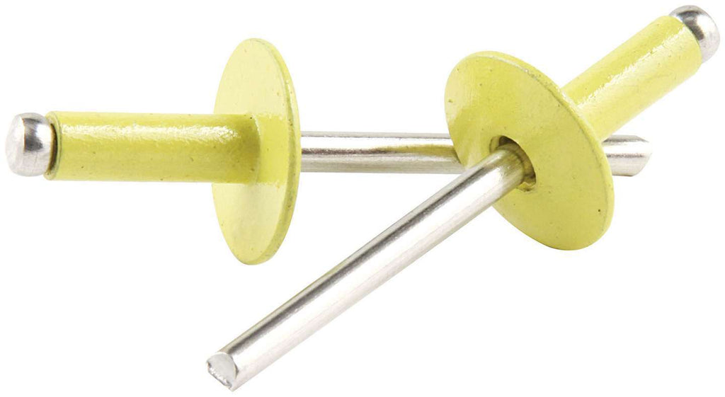 Allstar Performance Lg Hd Rivet Yellow Alum 250pk Discontinued
