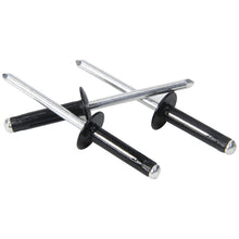 Load image into Gallery viewer, Allstar Performance Md Hd Rivet 250Pk Black Flange Type Alum Mandrel