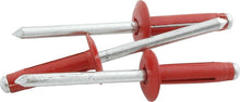 Load image into Gallery viewer, Allstar Performance Md Hd Rivet 250Pk Red Flange Type Alum Mandrel