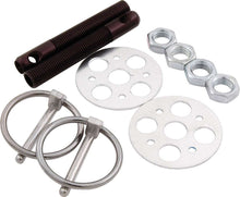 Load image into Gallery viewer, Allstar Performance LW Alum Hood Pin Kit 3/8in Black