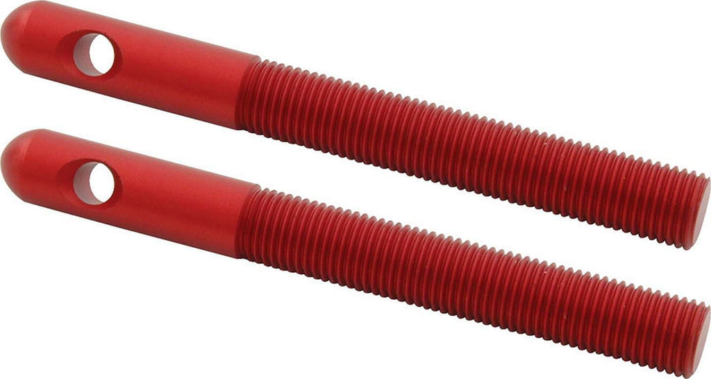 Allstar Performance Aluminum Hood Pins 3/8in Red 2pk